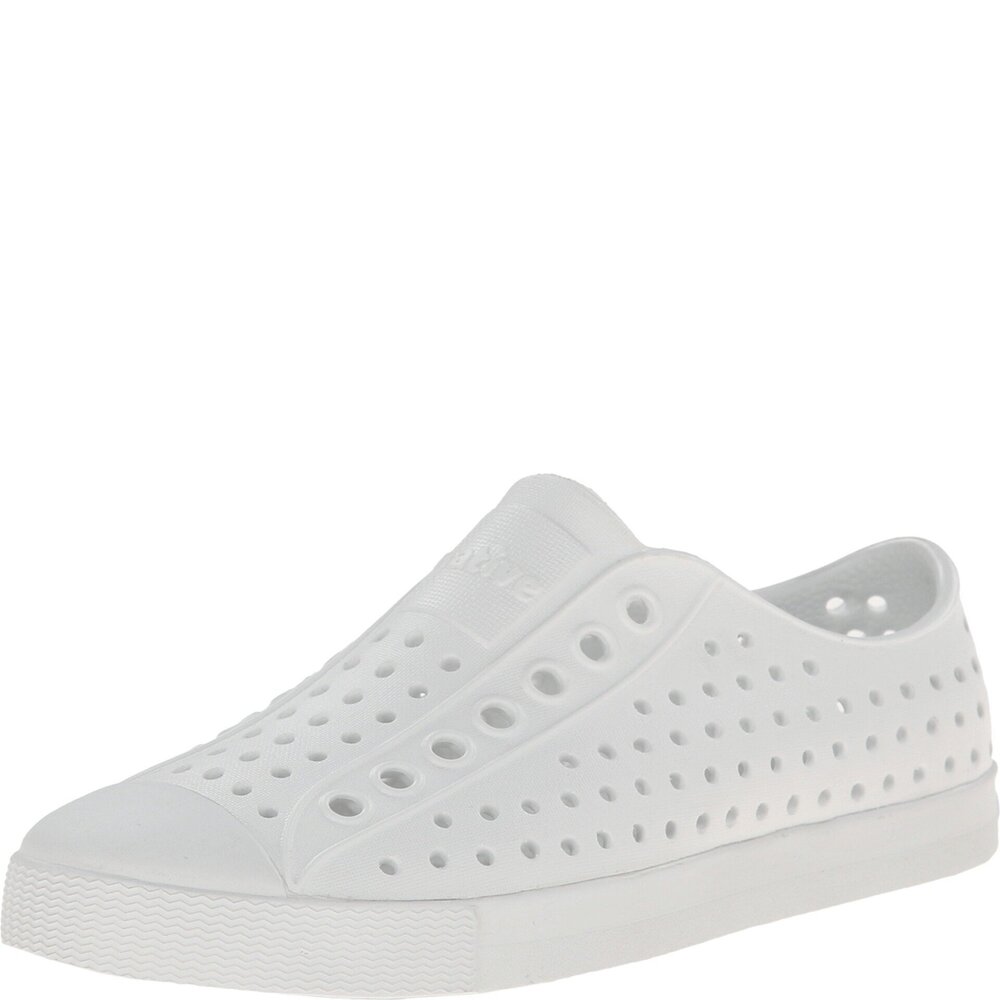 NATIVE SHOES, JEFFERSON, LIGHTWEIGHT SNEAKER FOR ADULTS, SHELL WHITE/SHELL WHITE